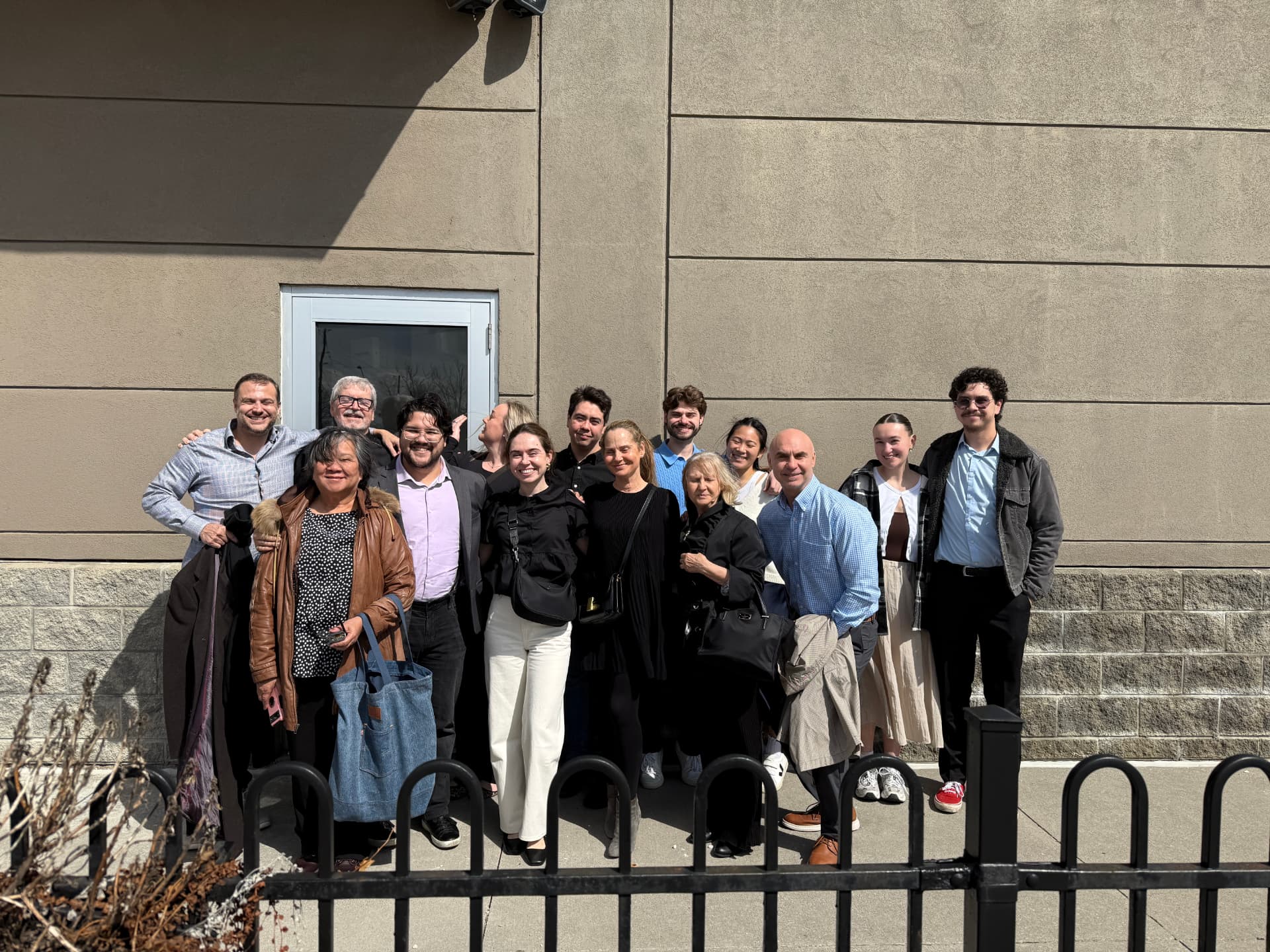 Family and friends together in Toronto