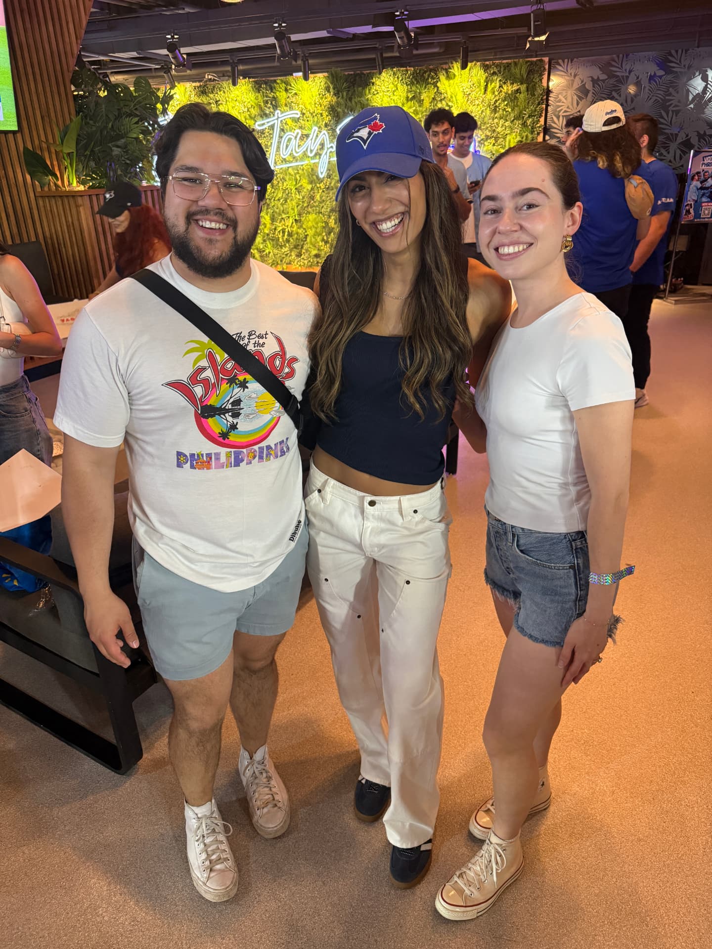 Friends at the Jays game